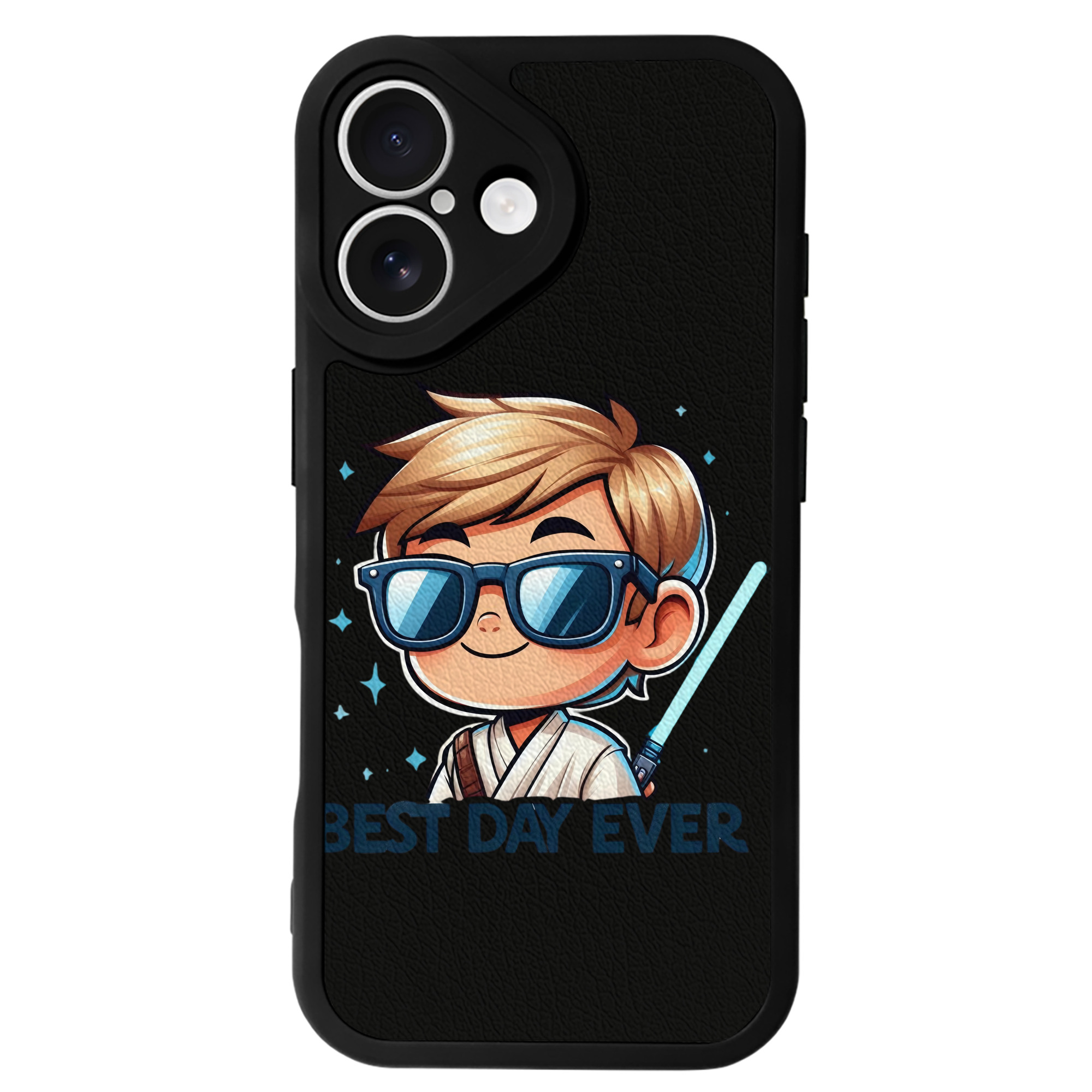 （画像用） スター・ウォーズ Star Wars 【iPhone 16シリーズ対応】シリコンスマホケース（レザー調） 材質：シリコン